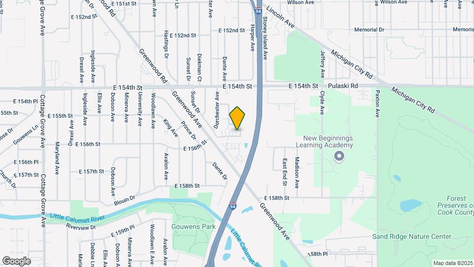 1448 E 156th St Map and Location Details