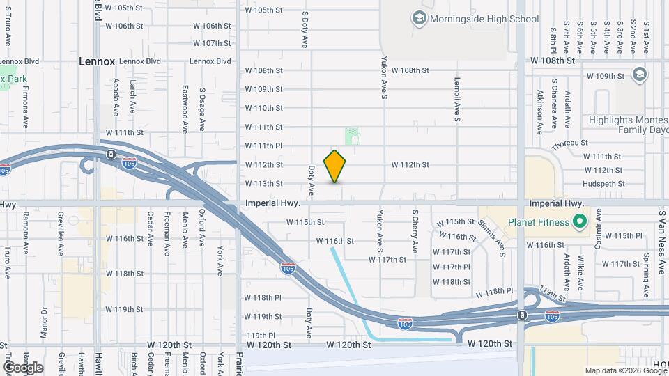 3720 W 113th St Mapa y Detalles de la Ubicación