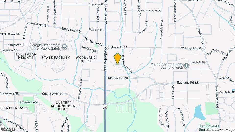 2540 Village Creek Landing SE Mapa y Detalles de la Ubicación
