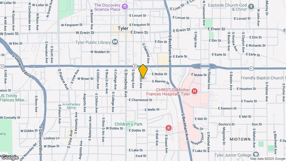 506 S Fannin Ave Map and Location Details
