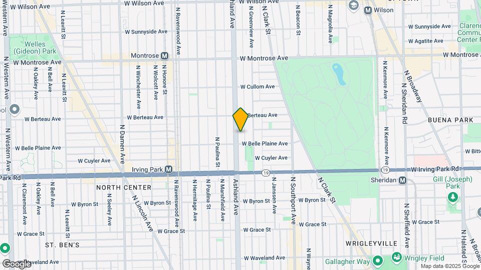 4119 N Ashland Ave Mapa y Detalles de la Ubicación