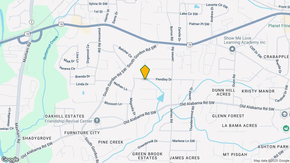 1631 Pendley Dr Map and Location Details