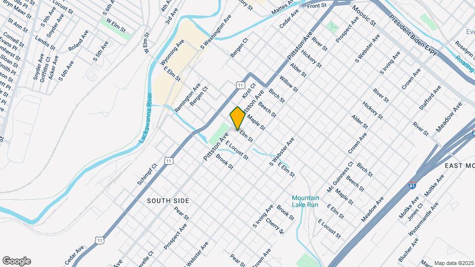 517 E Elm St Map and Location Details