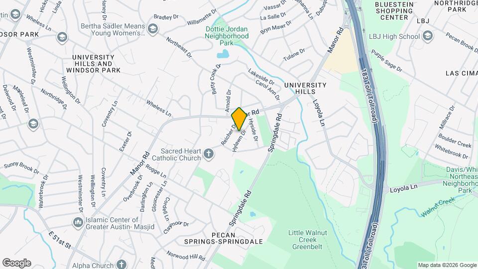 6120 Hylawn Dr Map and Location Details