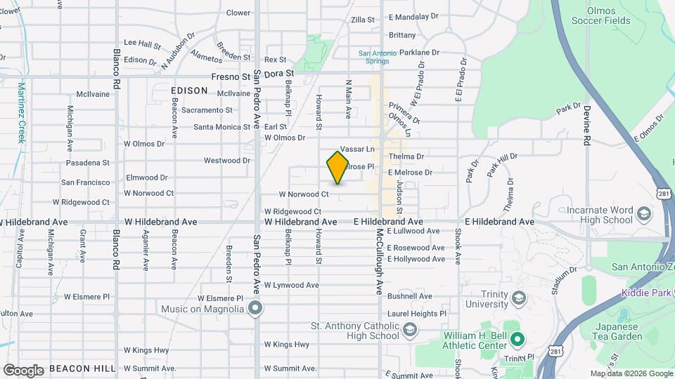 109 W Norwood Ct Map and Location Details