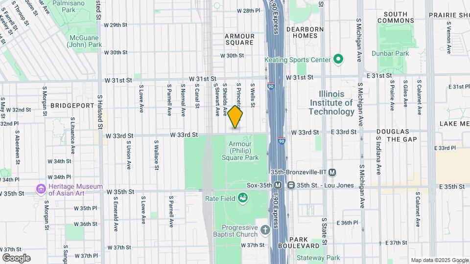 3256 S Princeton Ave Map and Location Details