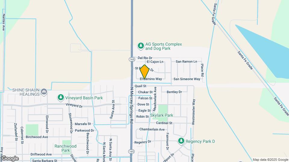 1329 El Camino Way Map and Location Details