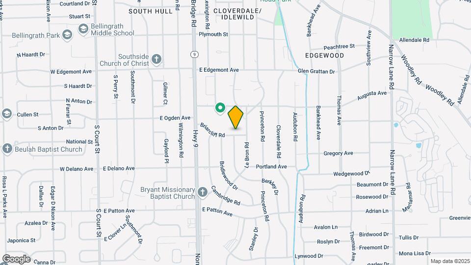 703 Briarcliff Rd Map and Location Details