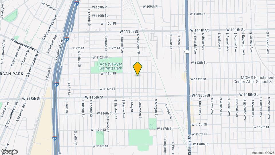 11350 S Aberdeen St Map and Location Details