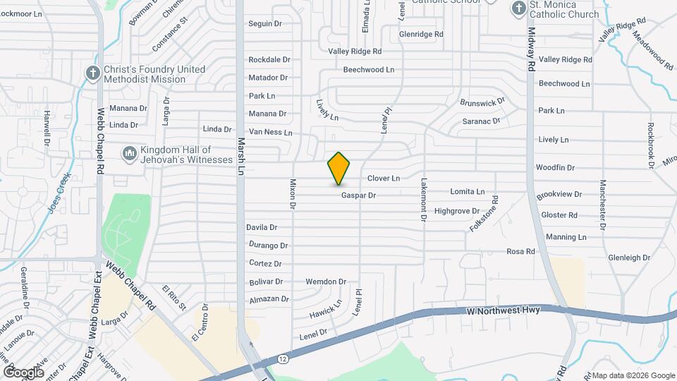 3867 Gaspar Dr Map and Location Details