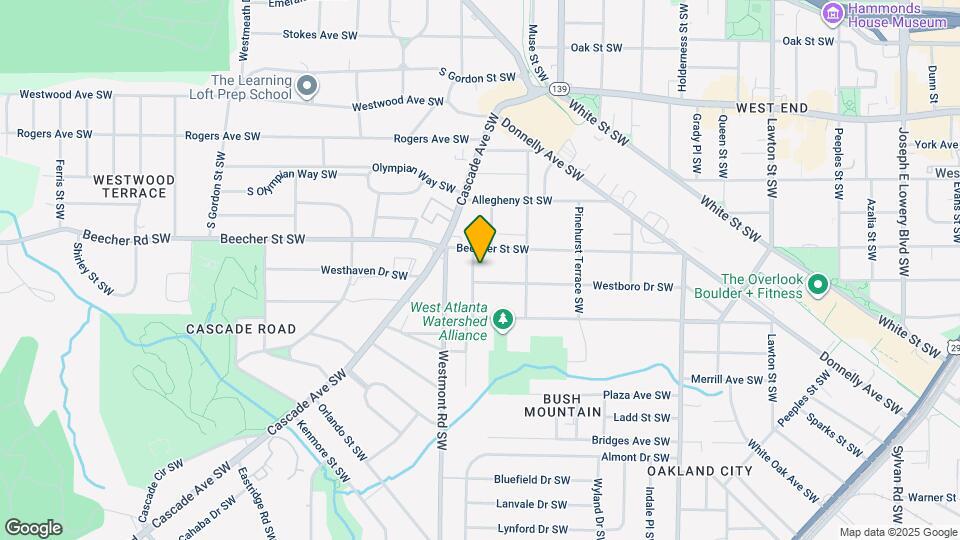 830 Gaston St SW Map and Location Details