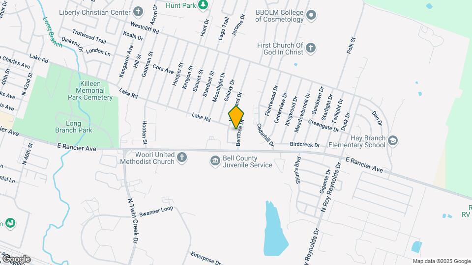 1601 Benttree Dr, Unit D Map and Location Details