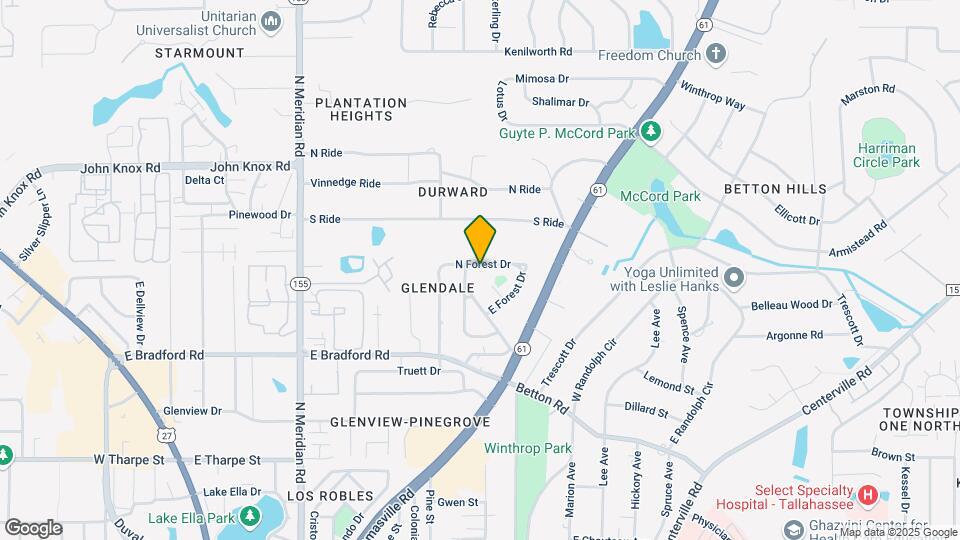 819 N Forest Dr Map and Location Details