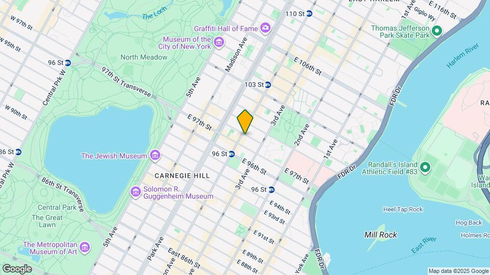 1515 Lexington Ave Map and Location Details