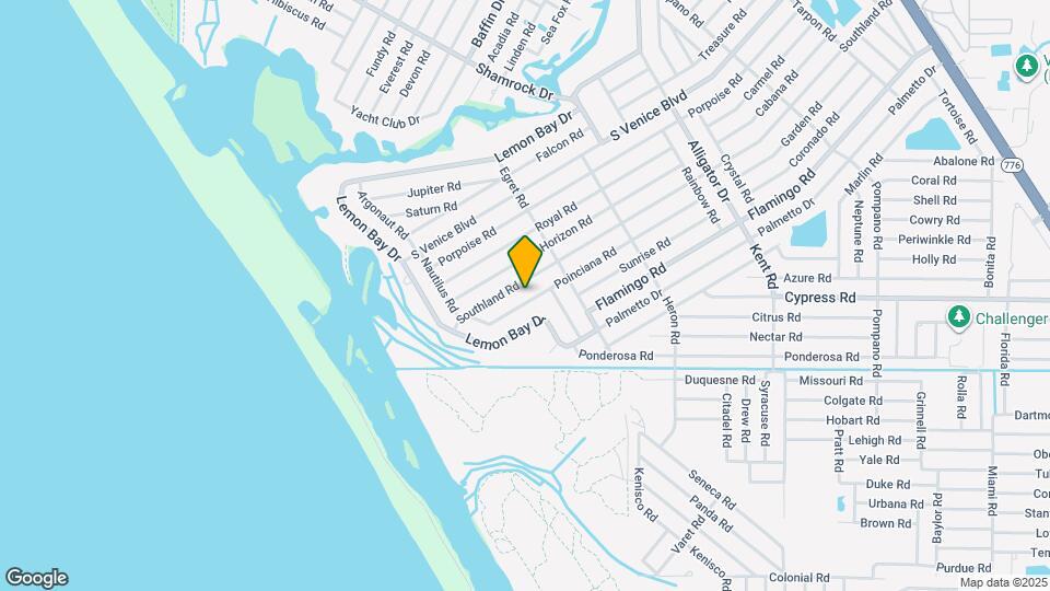 1432 Poinciana Rd Map and Location Details