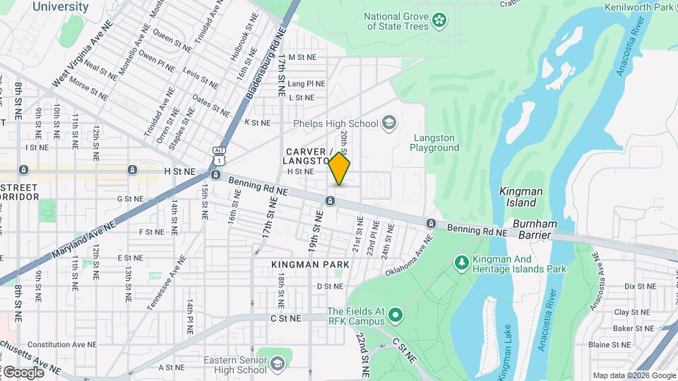 1921 Bennett Pl NE, Unit 91622 Map and Location Details