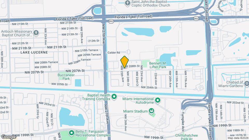 2455 NW 207th St Map and Location Details