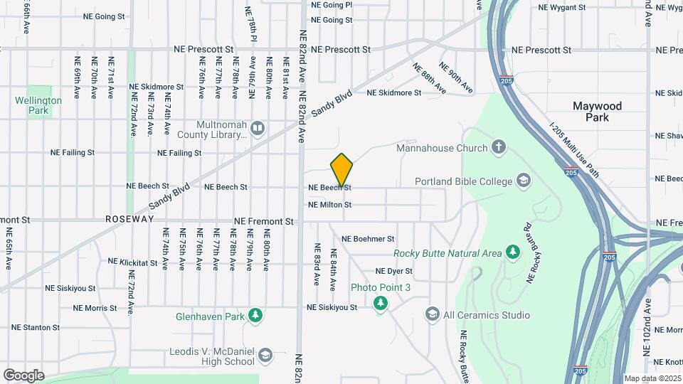 3621 NE 85th Ave Map and Location Details