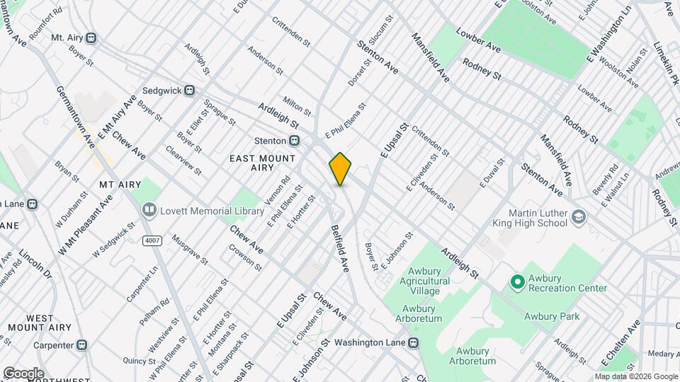 6607 Blakemore St Map and Location Details