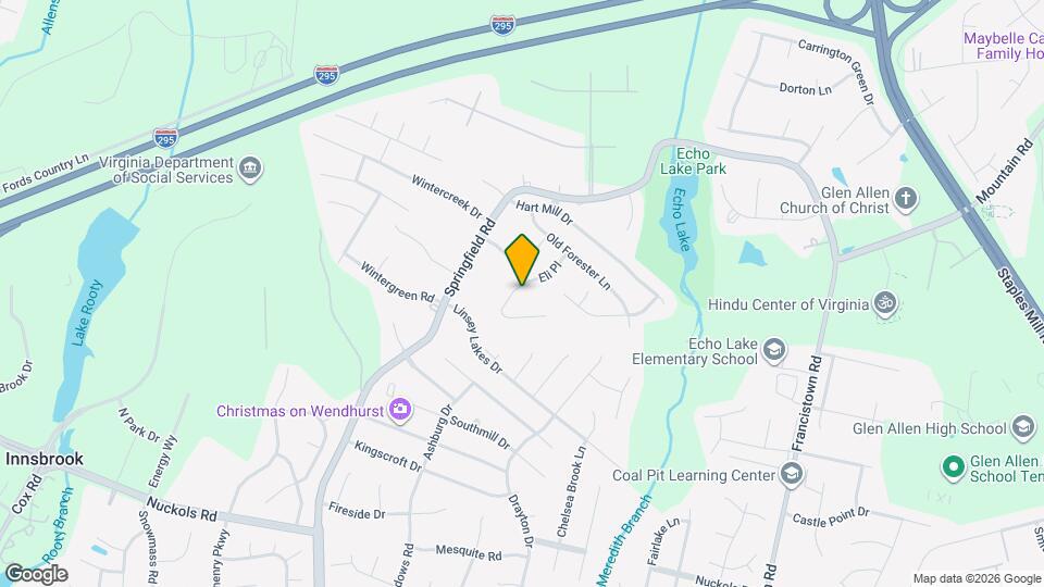 8801 Eli Pl Map and Location Details