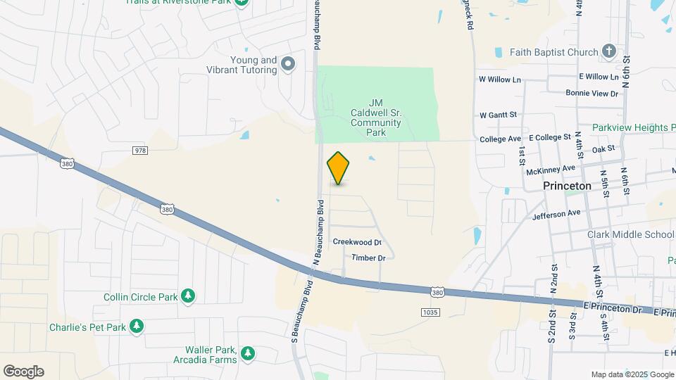 515 Creekside Dr Map and Location Details