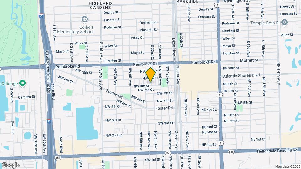 805 NW 3rd Terrace Map and Location Details