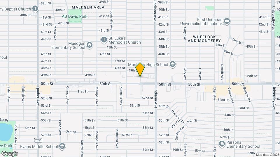 3827 51st St, Unit 3827 51st Street Apt. A Mapa y Detalles de la Ubicación
