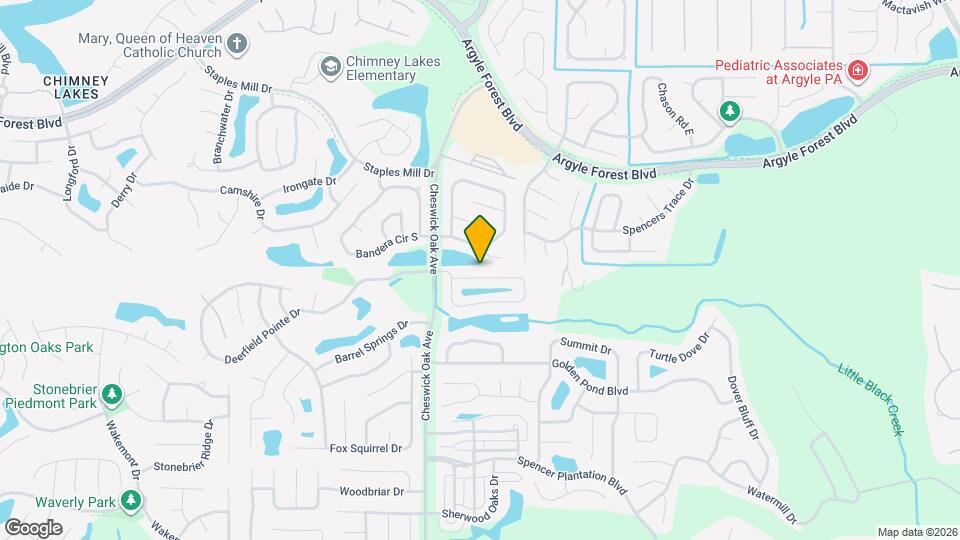 2927 Waters View Cir Map and Location Details