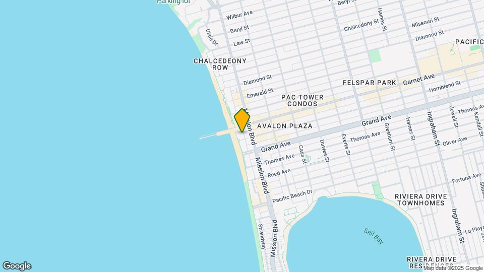 4465 Ocean Front Walk Map and Location Details