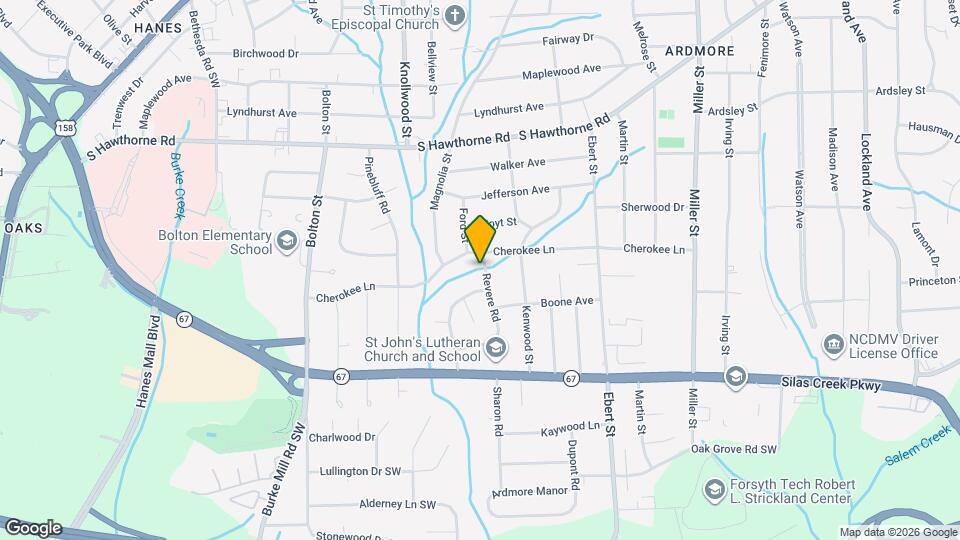 1308 Revere Rd Map and Location Details