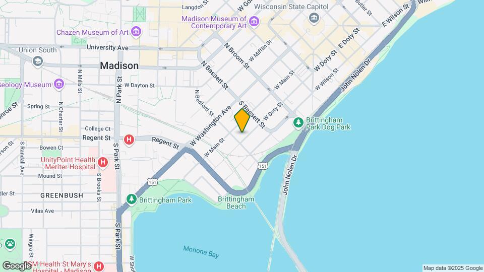 542 W Doty St Mapa y Detalles de la Ubicación