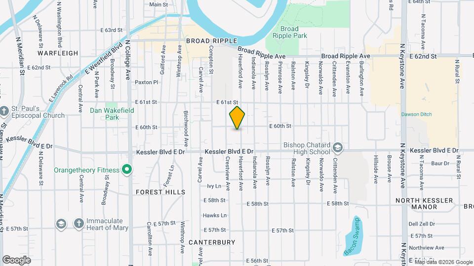 5942 Haverford Ave Mapa y Detalles de la Ubicación
