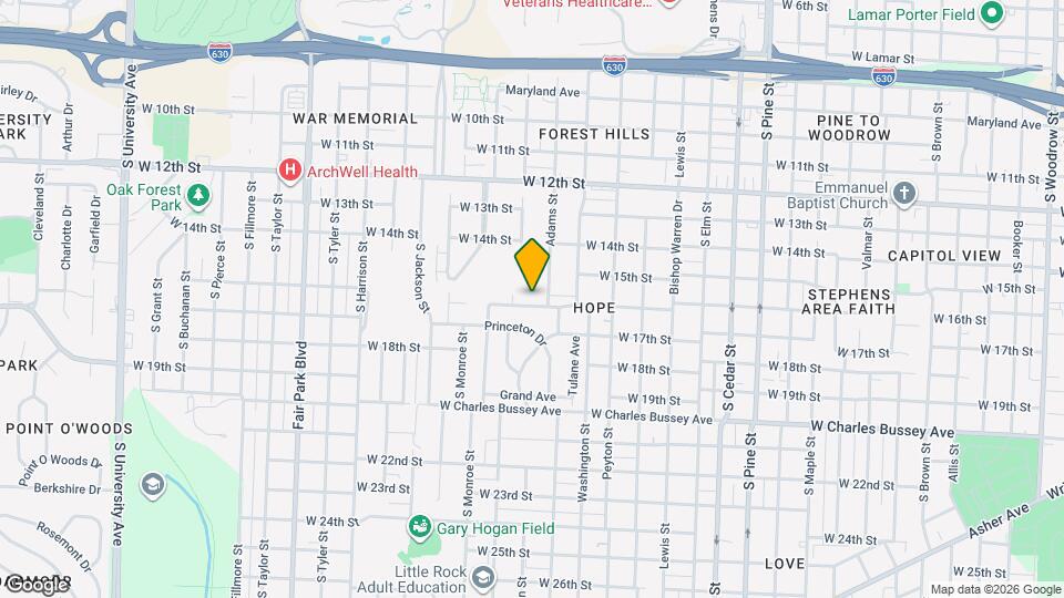 4608 W 16th St Mapa y Detalles de la Ubicación