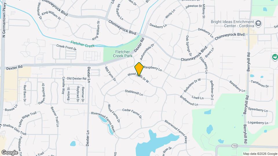 1785 Wood Mills Dr W Map and Location Details