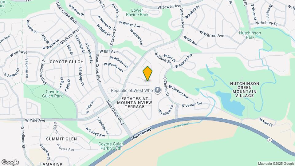 2720 South Cole Court Map and Location Details