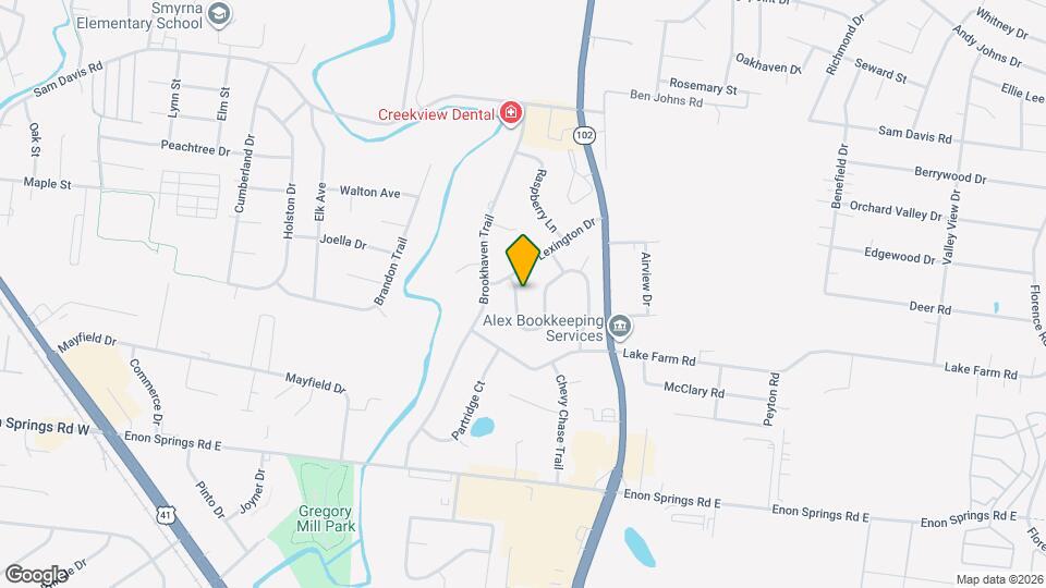 105 Bordeaux Ct Map and Location Details