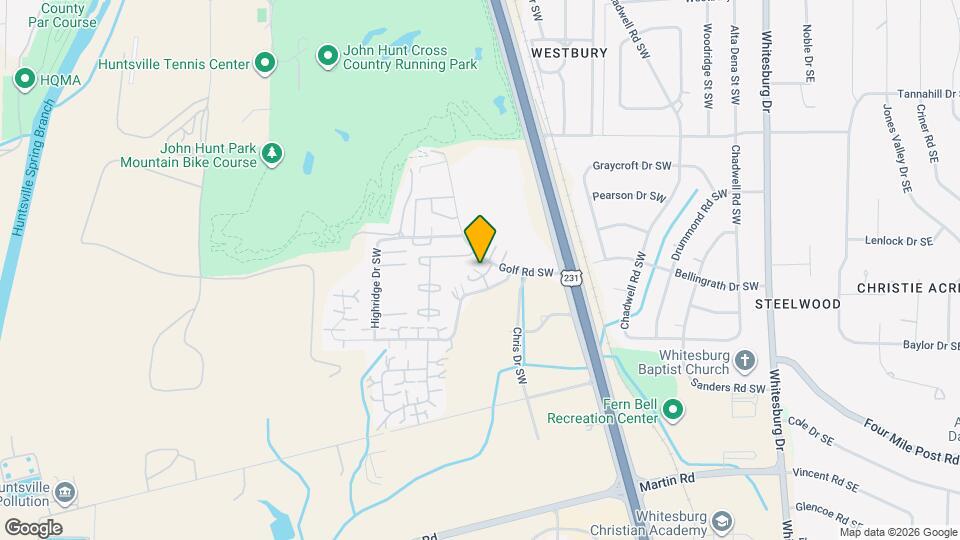 4000 Hunters Ridge Cir SW Map and Location Details