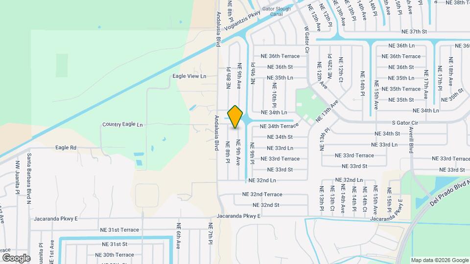 3404 NE 9th Ave Map and Location Details