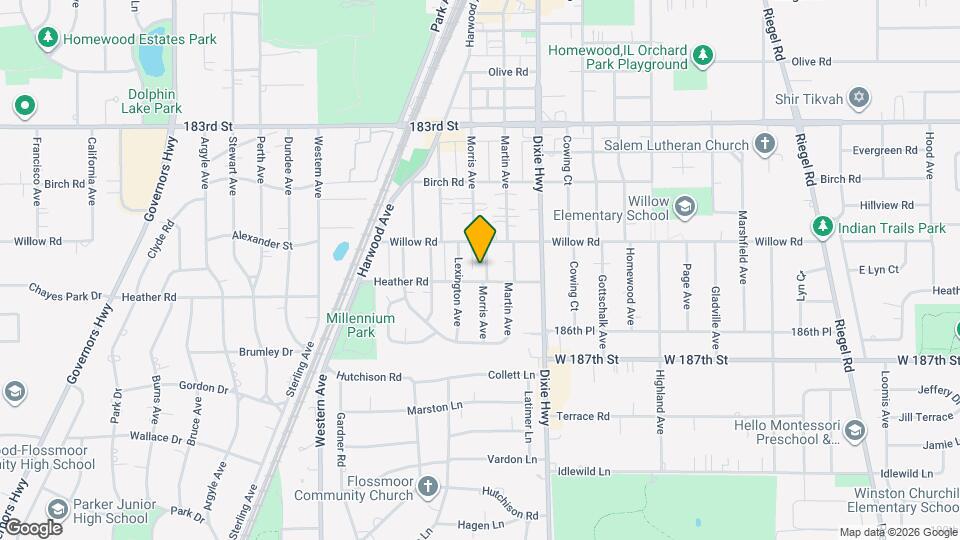 18536 Morris Ave Map and Location Details