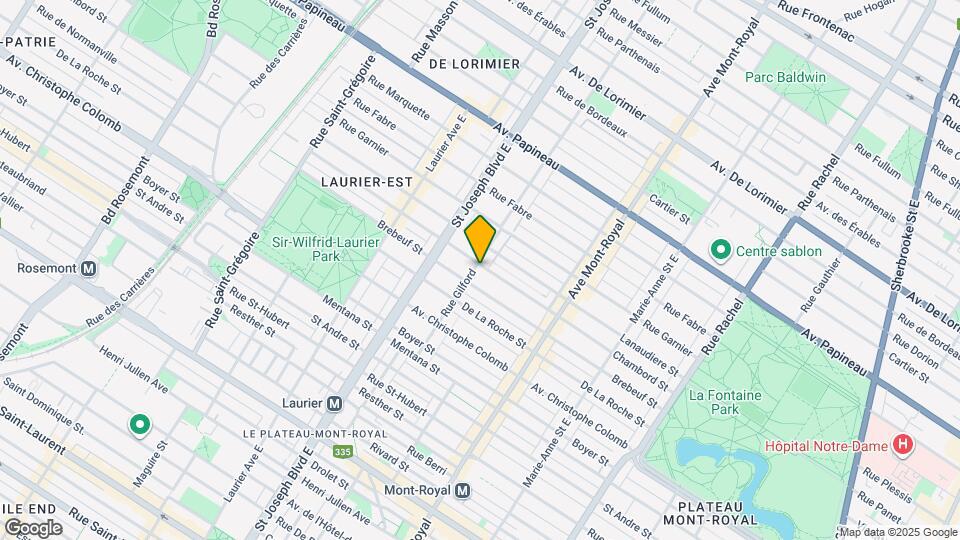 1274 Gilford Rue Map and Location Details