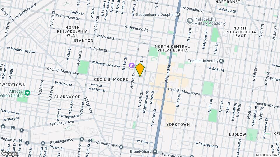 1713 Willington St, Unit A Map and Location Details