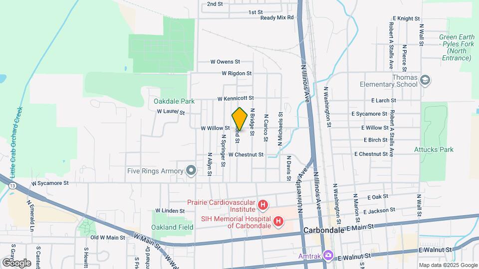 615 N Almond St Map and Location Details