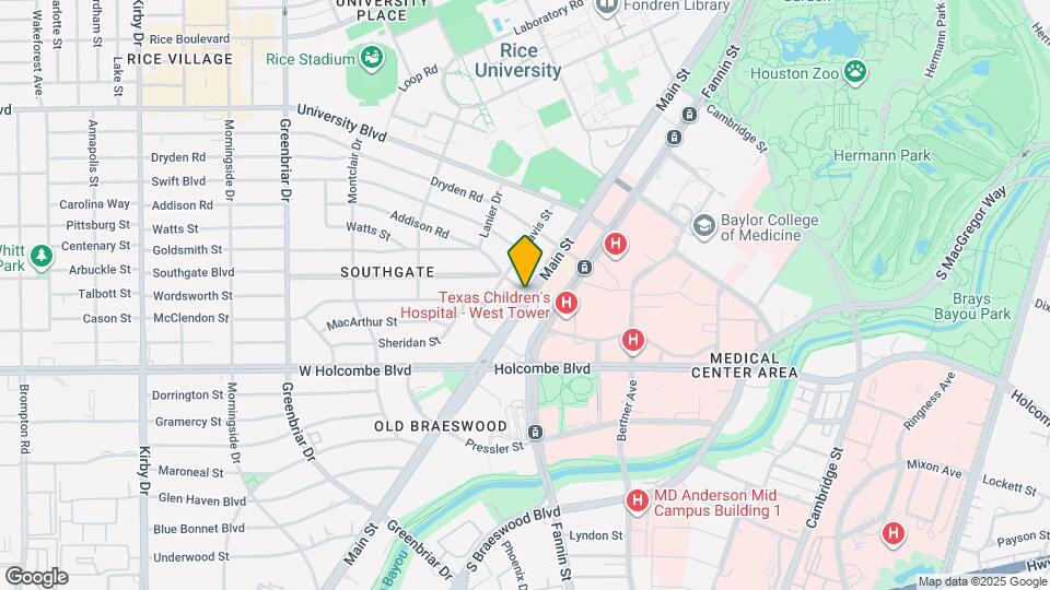 1800 Southgate Blvd Map and Location Details