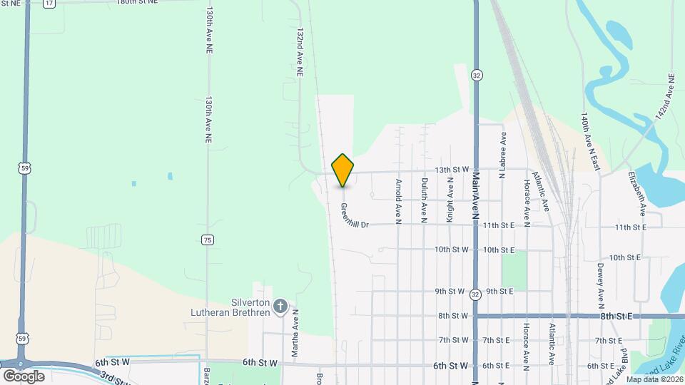 1203 Greenhill Dr Map and Location Details