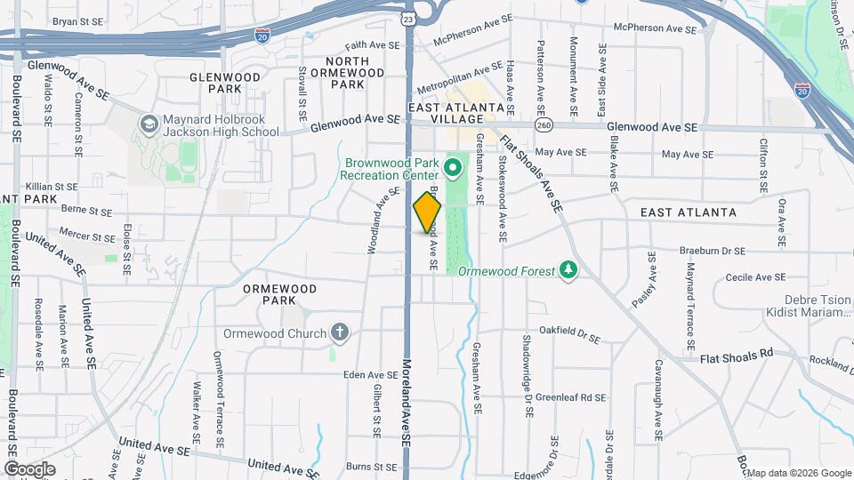 687 Brownwood Ave SE Map and Location Details