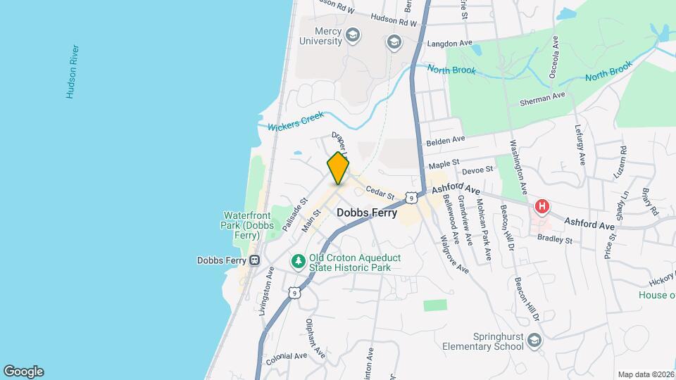 124 Main St, Unit Dobbs Ferry 2br Map and Location Details