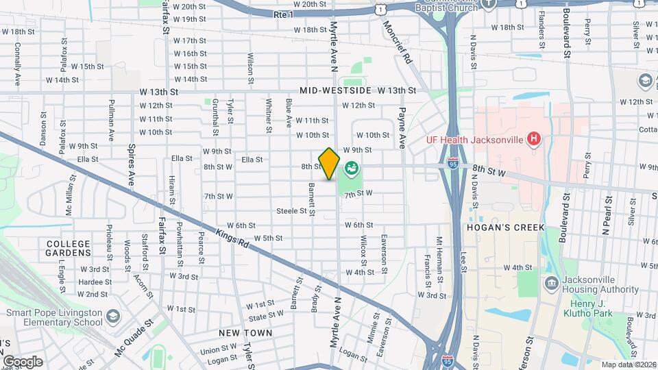 1316 McConihe St Map and Location Details