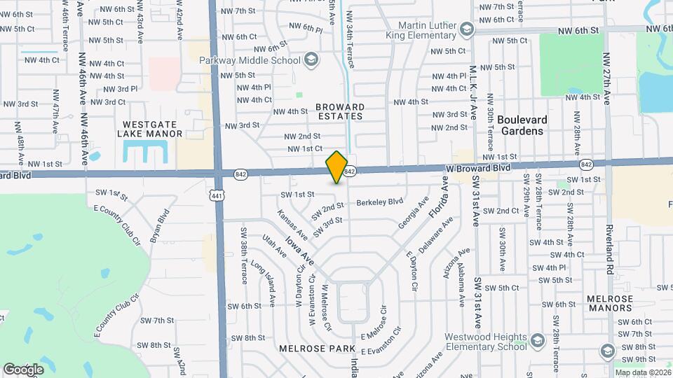 3551 SW 1st St Map and Location Details