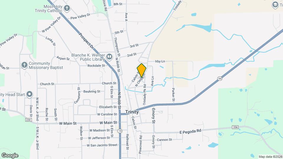 401 N Clegg St Map and Location Details