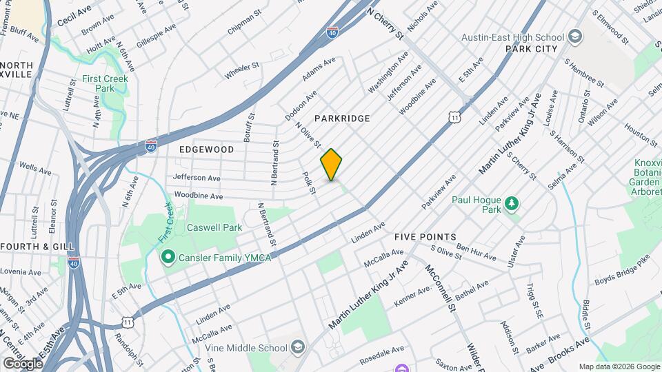2124 Woodbine Ave Map and Location Details